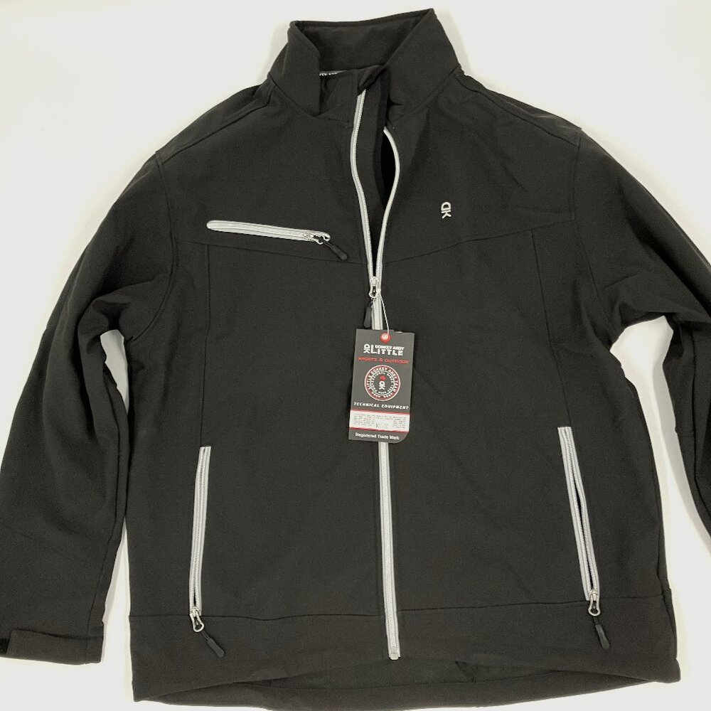 Little Donkey Andy Men's Lightweight Full Zip Softshell Jacket Long Sleeve